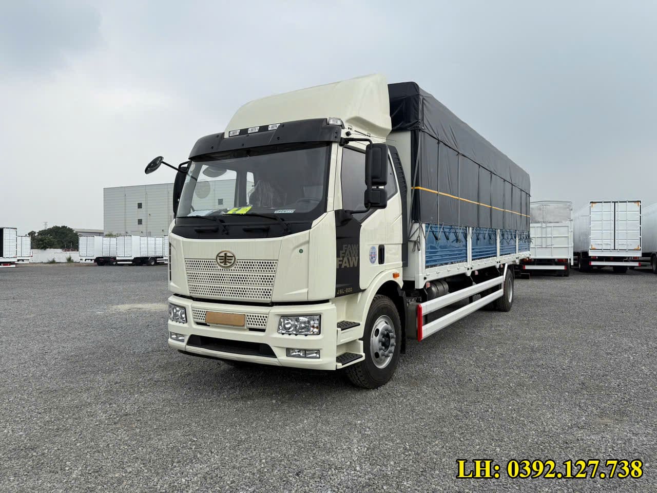 xe tải faw 8 tấn mui bạt
